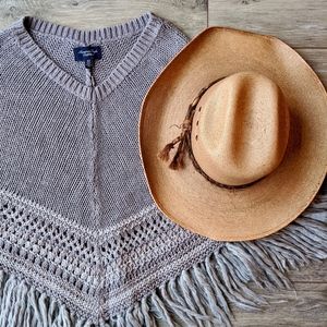 American Eagle Outfitters Cotton Knit Poncho